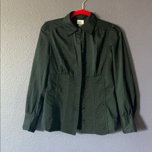 Black textured ladies blouse